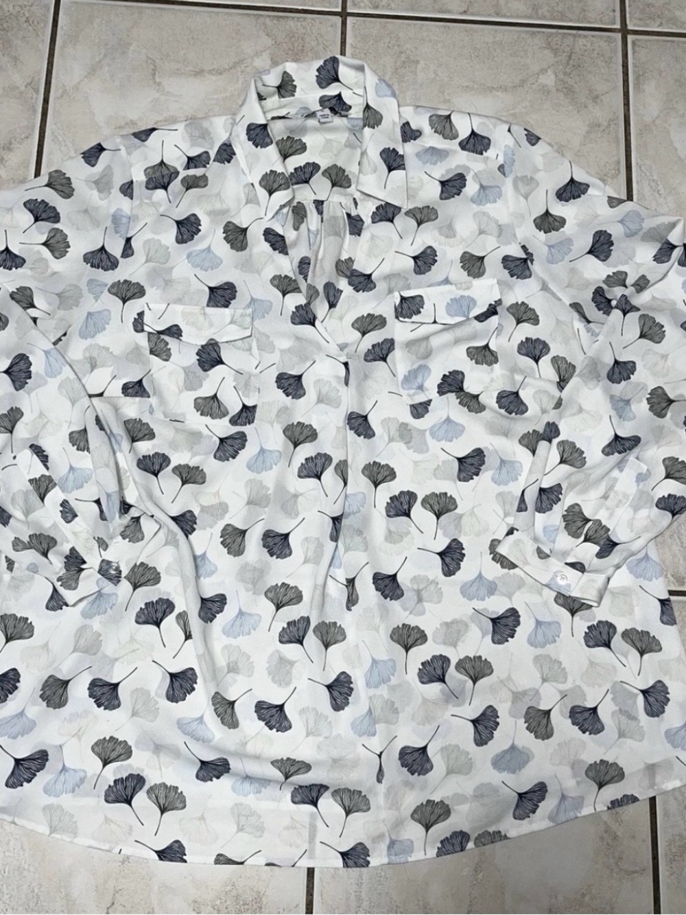41 Hawthorn Women’s Pull Over Floral Blouse Size 1X